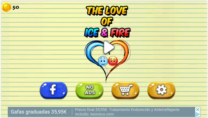 Love Balls Ice and Fire android App screenshot 0